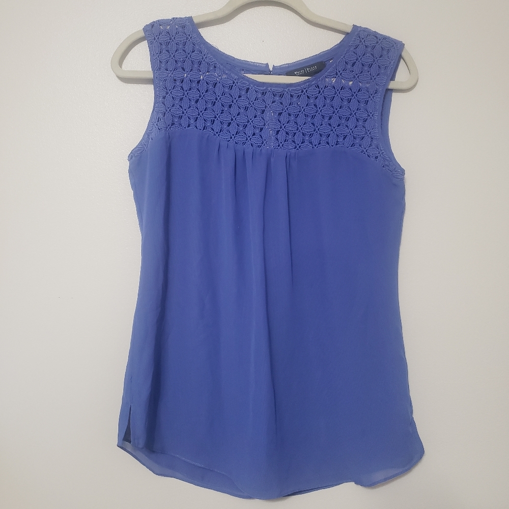 White House Black Market Sleeveless Blouse